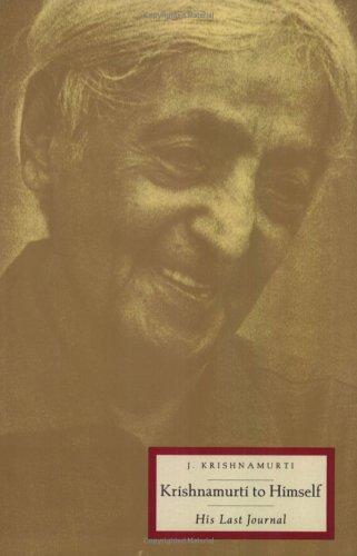 Cover of Krishnamurti to himself