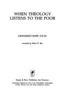Cover of When theology listens to the poor