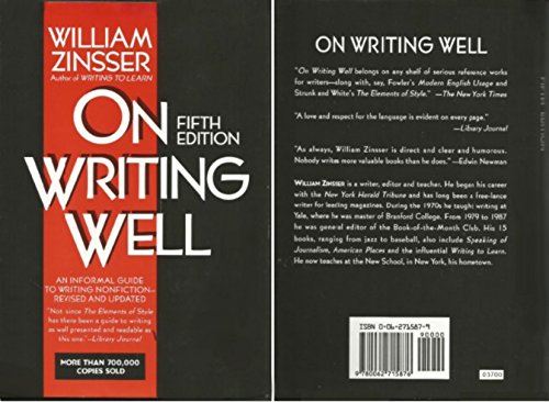 Cover of On Writing Well: An Informal Guide to Writing Nonfiction
