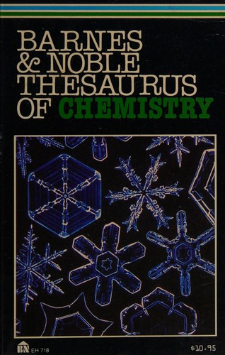 Cover of Barnes & Noble Thesaurus of Chemistry