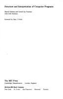Cover of Structure and Interpretation of Computer Programs