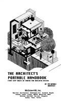 Cover of The architect's portable handbook