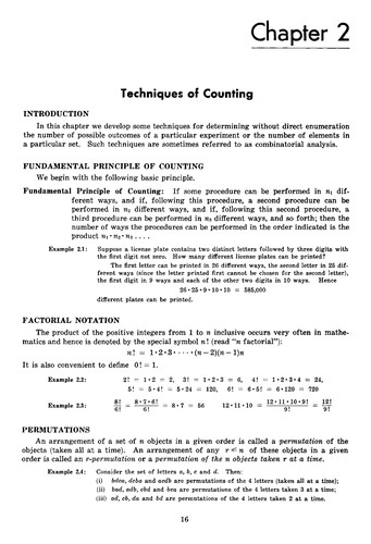 Cover of Schaum's outline of theory and problems of probability