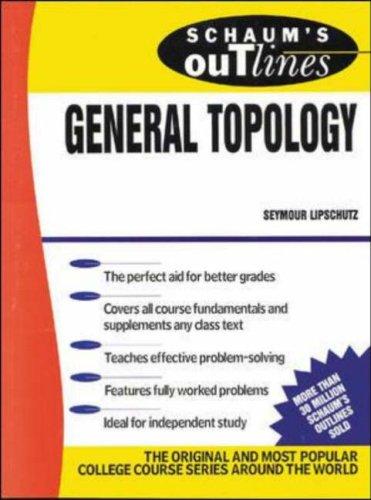 Cover of Schaum's Outline of General Topology