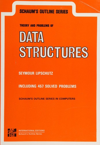 Cover of Schaum's outline of theory and problems of data structures