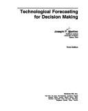 Cover of Technological forecasting for decisionmaking