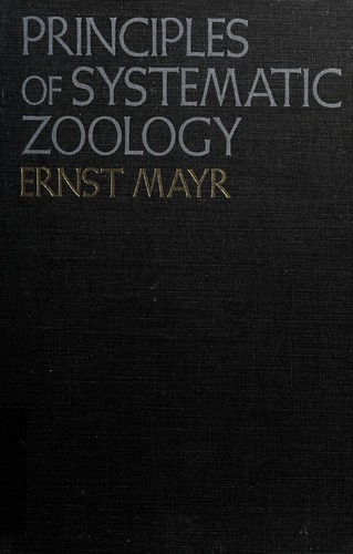 Cover of Principles of systematic zoology