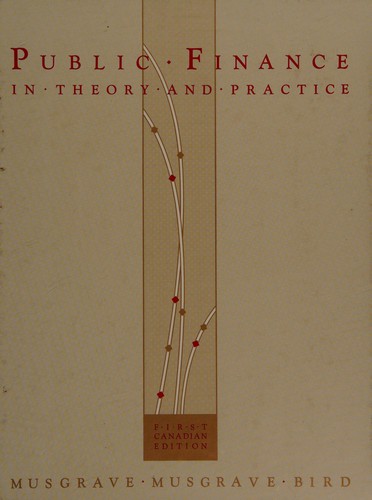 Cover of Public finance in theory and practice