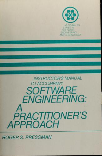 Cover of Instructor's manual to accompany software engineering