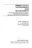 Cover of Productivity engineering and management