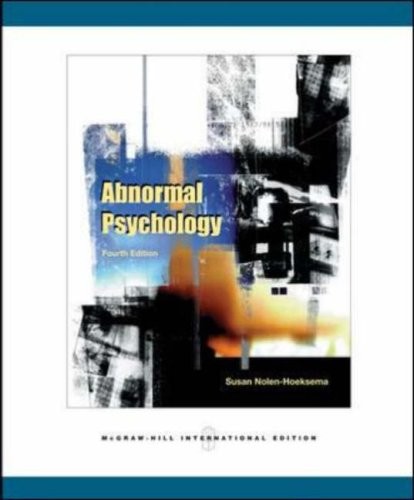 Cover of Abnormal Psychology