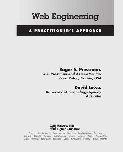 Cover of Web engineering