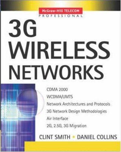 Cover of 3G Wireless Networks