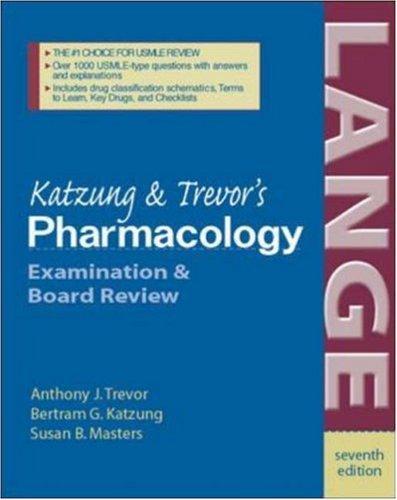 Cover of Katzung & Trevor's pharmacology