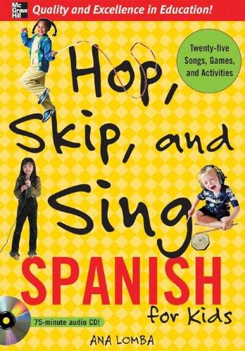 Cover of Hop, Skip, and Sing Spanish (Book + Audio CD) (Hop Skip & Sing)