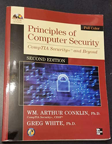 Cover of Principles of Computer Security, CompTIA Security+ and Beyond, with CD-ROM
