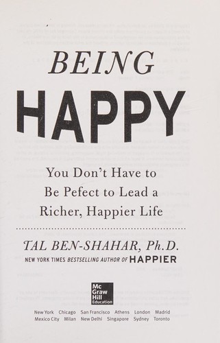 Cover of Being Happy