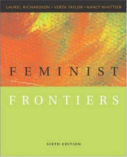Cover of Feminist frontiers