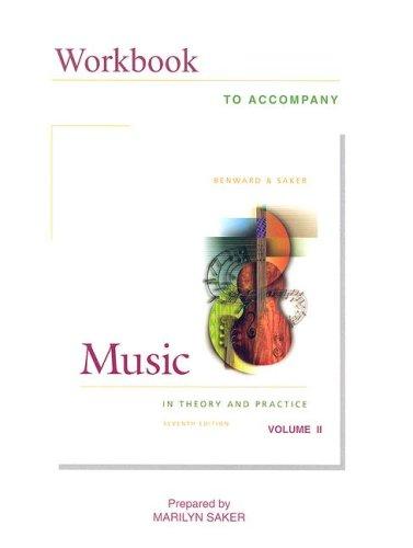 Cover of Wkbk Music in Theory and Practice Vol 2 plus Finale software