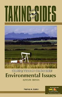 Cover of Taking Sides Environmental Issues