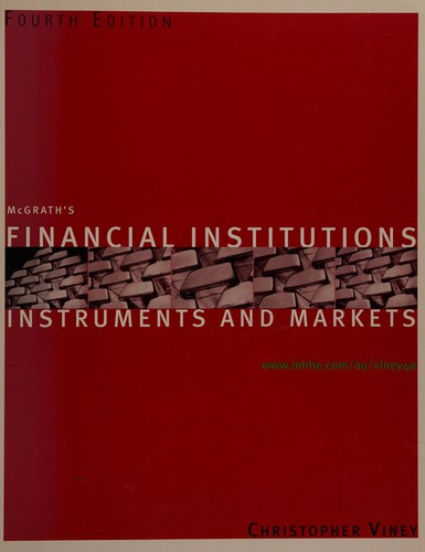 Cover of McGrath's financial institutions, instruments and markets