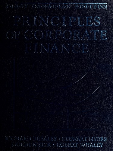 Cover of Principals of Corporate Finance - First Canadian Edition