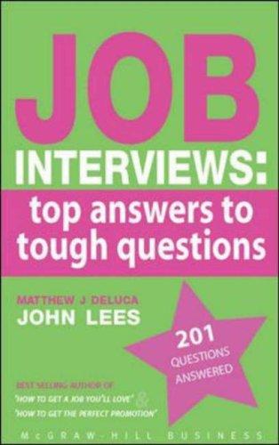 Cover of Job interviews