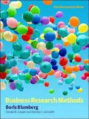 Cover of Business Research Methods. Boris Blumberg, Donald R. Cooper and Pamela S. Schindler