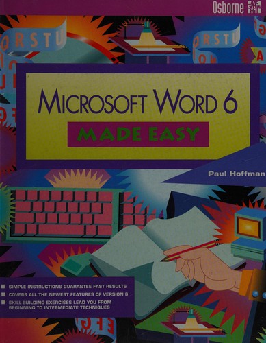 Cover of Microsoft Word 6 made easy