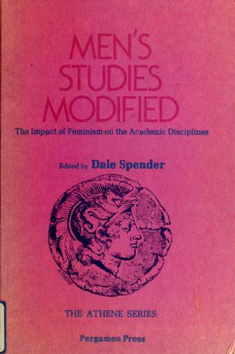 Cover of Men's studies modified