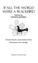 Cover of If all the world were a blackbird