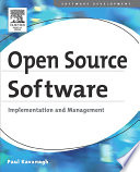 Cover of Open Source Software: Implementation and Management