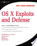 Cover of OS X exploits and defense