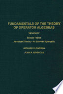 Cover of Fundamentals of the Theory of Operator Algebras, Volume IV