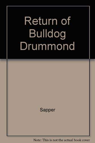 Cover of Return of Bulldog Drummond