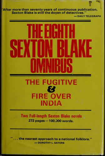 Cover of The eighth Sexton Blake omnibus