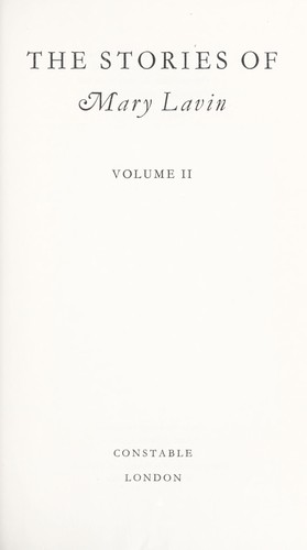 Cover of The Stories of Mary Lavin
