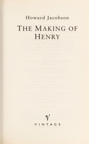 Cover of The making of Henry