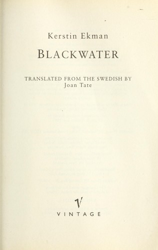 Cover of Blackwater