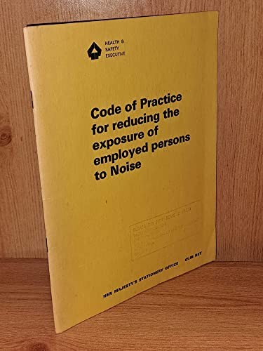 Cover of Code of practice for reducing the exposure of employed persons to noise