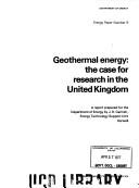 Cover of Geothermal Energy (Energy Paper)