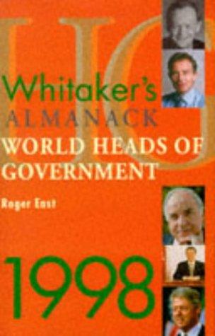 Cover of Whitaker's Almanack World Heads of Government 1998 (Whitakers)