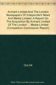 Cover of Archant Limited And The London Newspapers Of Independent News And Media Limited