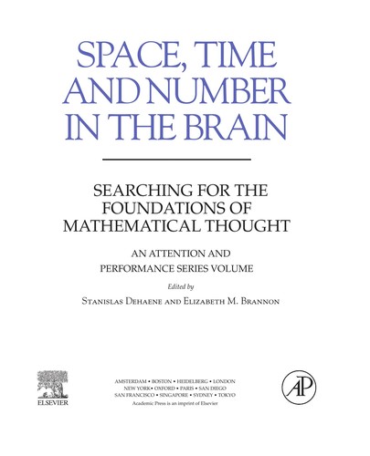 Cover of Space, Time and Number in the Brain
