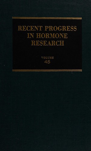 Cover of Recent Progress in Hormone Research
