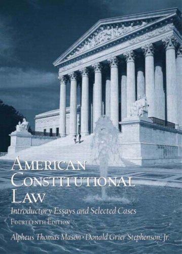 Cover of American constitutional law