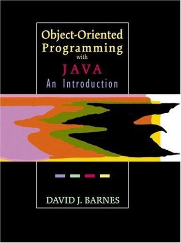 Cover of Object-Oriented Programming with Java
