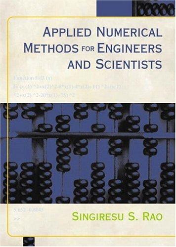 Cover of Applied numerical methods for engineers and scientists