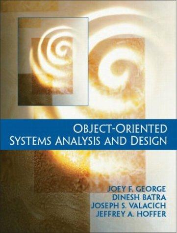 Cover of Object-oriented systems analysis and design