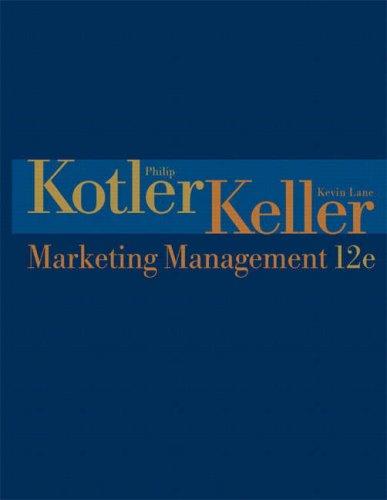 Cover of Marketing Management (12th Edition) (Marketing Management)